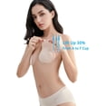 thumbnail image 2 of 2 Pairs Sticky Invisible Self Adhesive Bra, Strapless Reusable Push Up Lift Nipple Covers for Women Backless Clothing(S), 2 of 8