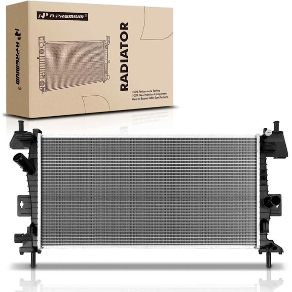 A-Premium Engine Coolant Radiator Assembly Compatible with Ford Focus 2012 2013 2014 2015 2016 2017 2018, L4 2.0L Electric, Replace# CU13219, CV6Z8005A