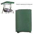 thumbnail image 6 of outdoor swing canopy, outdoor swing canopy silver coated Oxford cloth waterproof swing chair top cover for garden shade accessories 195x125x15cm multicolor, 6 of 8
