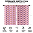 thumbnail image 2 of Blackout Kids Curtains,Pink Dachshund Chips Childrens Insulated Curtains Set Of 2,Bedroom Essentials,Toddler Room Decor 52x84in(132x213cm), 2 of 4