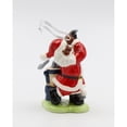 thumbnail image 3 of African American Golfing Santa Ornament Ceramic 4in Holiday Decor Her, 3 of 5