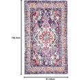 thumbnail image 2 of Safavieh Monaco Collection MNC243P Vintage Bohemian Violet and Fuchsia Distressed Area Rug (3' x 5'), 2 of 8
