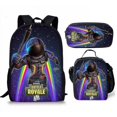 thumbnail image 1 of Fortnite Fortnite Backpack Large Capacity Three-piece Set Peripheral Backpack Student School Bag, 1 of 5