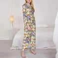 thumbnail image 3 of Sikiie Snake Women's Long-Sleeve Shirt and Full-Length Bottom Pajama Set (s-xxl)-Large, 3 of 7