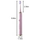 thumbnail image 3 of Cepillo de dientes eléctrico con 5 modos y temporizador - 3 cabezas de recambio para cepillos, impermeable IPX7, recargable USB, blanco/azul/rosa, 3 of 7