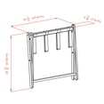 thumbnail image 6 of Winsome Dora Luggage Rack with Fabric Basket, Espresso Finish, 6 of 6