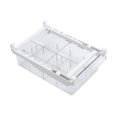 thumbnail image 2 of Soporte para huevos Contenedor de almacenamiento para refrigerador de plástico Cajón de cocina Organizador de caja de frutas, 4 rejillas Methold HA004186-02B, 2 of 7