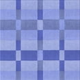 thumbnail image 1 of Ahgly Tapis d'Intérieur Lavable en Machine Carré Transitionnel Bleu Ciel, 4 Pieds Carré, 1 of 7