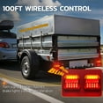 thumbnail image 2 of MACTANO Magnetic Wireless Trailer Lights, Magnetic Trailer Lights Car Magnet Towing Tail Lights LED Kit IP65 Waterproof Brake Lights, 2 of 7