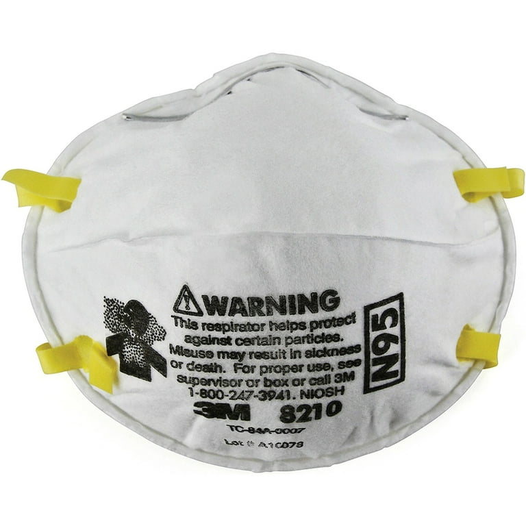 未使用 10箱合計200枚 3M 防護マスク 8210 N95 3M Industrial Dust Respiratory Face Mask, N95 Particulate
