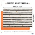 thumbnail image 6 of Yayeee Doormat for Inside 20"x32" Absorbent Low-Profile Washable Non-Slip Rubber Backed Entryway Rug, Black Stripes, 6 of 8