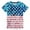 Blue, variant on Jgppe Boys Summer T Shirts Printed Crewneck Colorful Loose Short Sleeve Cotton Tee Tops Independence Day 4-16Years