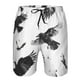 thumbnail image 3 of Fotbe Monochrome Flying Ravens Trajes de Baño Estampados para Hombre, Shorts de Verano de Secado Rápido, Ropa de Playa, Bañadores-Large, 3 of 6