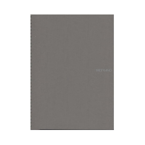 EcoQua Notebooks spiral blank, stone, 8.25 x 11.7 in. (pack of 2)