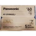 thumbnail image 2 of Cintas MiniDV Panasonic AY-DVM60EJ5P, 60 minutos, paquete de 5, 2 of 4