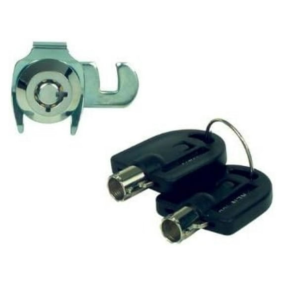 Tubular Key Lock Set - High Security 7-Pin Cylinder for Machinist & Mechanic Chests - Tool Box Lock Replacement - Keyed Alike - Durable Steel Construction