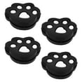 thumbnail image 3 of Miangastore Racquet Shock Absorbers Black Silicone 4Pcs Claw Shape Professional Design, 3 of 8