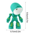 thumbnail image 2 of Holloyiver Night Light for Kids, Mini Robot Led Night Light Hero Desk Lamp, 3-6 Year Old Boy Gifts, Easter Birthday Gifts for Boy Girls Bedroom Home Table Decorations, Green, 2 of 9