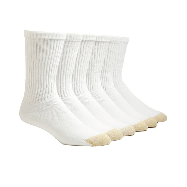 GOLDTOE Gold Toe Cotton Crew Socks (Pack of 6) (Men's Big & Tall