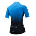 thumbnail image 4 of Maillot de ciclismo para mujer, color azul y negro, 2022, ropa de ciclismo de equipo profesional, maillot de bicicleta de montaña de verano, camiseta de bicicleta transpirable, maillot de ciclismo, 4 of 5