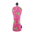 thumbnail image 2 of Funda protectora de madera con estampado de fresas para palos de golf, regalo para golfistas y transporte. FW, 2 of 9
