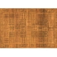 thumbnail image 1 of Ahgly Company Machine Washable Indoor Rectangle Persian Orange Traditional Area Rugs, 8' x 12', 1 of 1