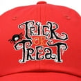 thumbnail image 2 of DALIX Trick or Treat Hat Kids Boys Girls Halloween Baseball Cap in Red, 2 of 7