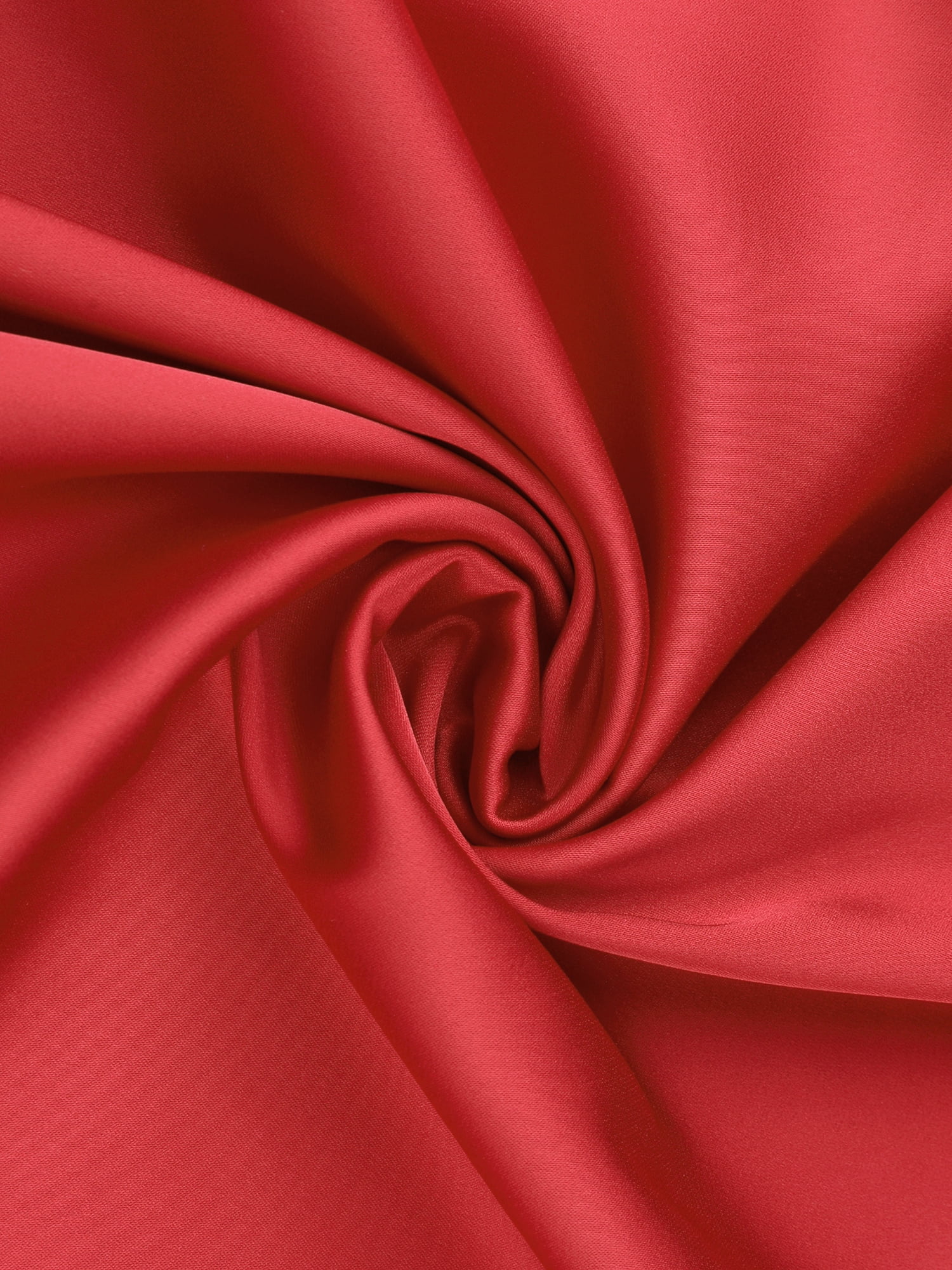 DARING DIVA Women's Satin Slip Double Strap Racerback Silky Night Dress L Red
