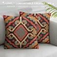 thumbnail image 3 of Nawypu Trade Star Handmade Wool Jute Kilim Pillow Cover  Cushion Case Authentic Boho Kelim Pillowsham Decorative Farmhouse Throw Pillow Case Rustic Bench Pillow Cover for Home Decor, 3 of 5