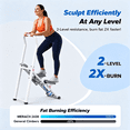 thumbnail image 3 of MERACH Stair Stepper Machine - Compact Foldable Vertical Climber, Full-Body Workout & Cardio Fitness Equipment for Home Gym, 3 of 9