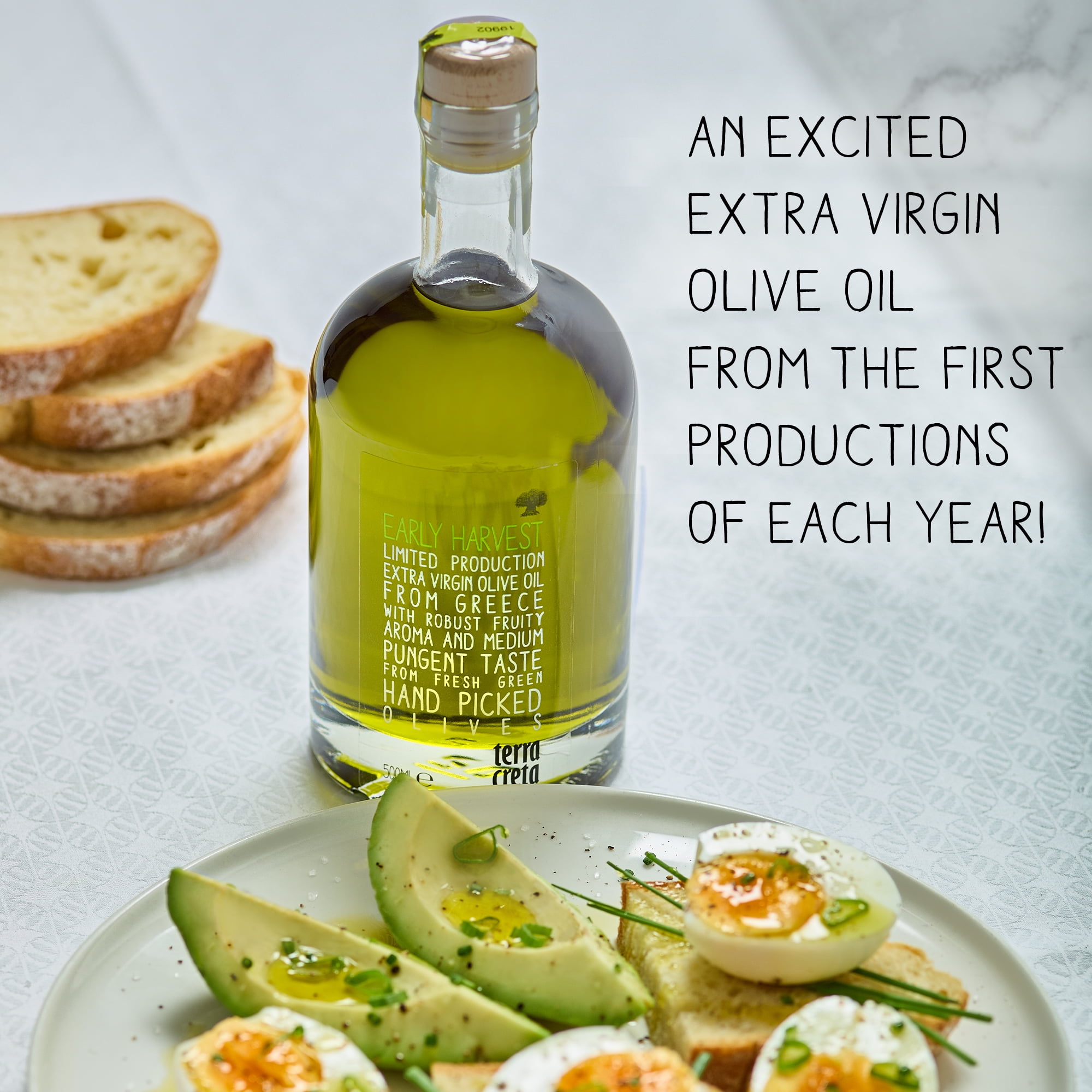Terra Creta Early Harvest Extra Virgin Olive Oil 16.9floz 