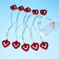 thumbnail image 2 of EGNMCR Valentine Day Decor 10 LEDs Heart Lights String Lights Battery Operated Valentines Decorations for The Home Kids Bedroom Christmas Mother's Day(Red White) Gifts For Women/Men/Mom, 2 of 9