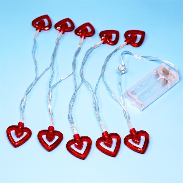 Red Love Heart Lantern Valentine's Day Light String Small Lantern Love Lights