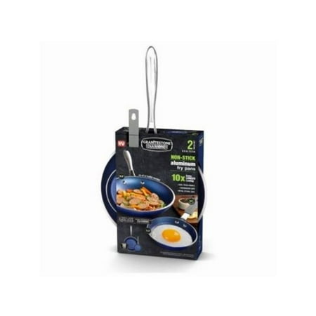 

Emson Div of E Mishon 107032 5.5 in. & 9.5 in. Non-Stick Aluminum Fry Pans Blue - 2 Piece
