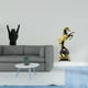 thumbnail image 2 of Estatua de escritorio con gesto de roca, estatua de caballo, figura de resina, diseño único, adecuada para regalar, decoración del hogar, estante de m, 2 of 8