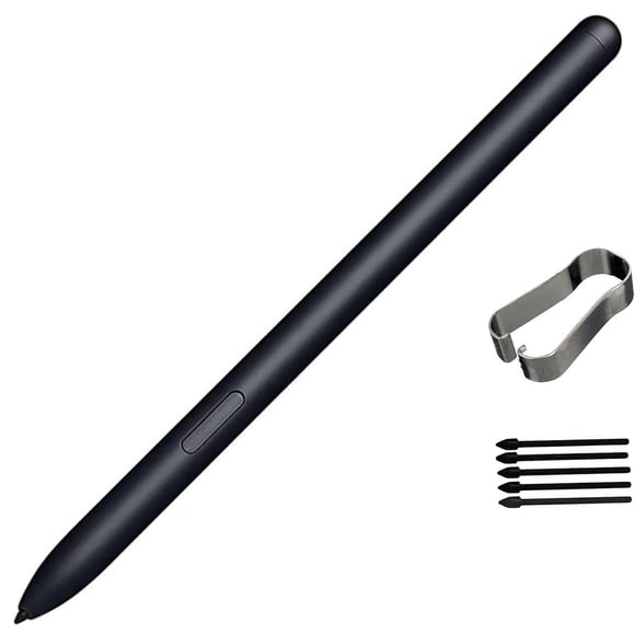 Navor Galaxy Tab S8 Stylus Pen Replacement for Samsung Galaxy Tab S8/S8+/S8 Ultra/S7/S7+/S7 FE with 5 Extra Tips/Nibs, No Bluetooth, Black