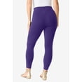 thumbnail image 2 of Roaman's Women's Plus Size Essential Stretch Ankle Length Pull-On Legging, 2 of 6