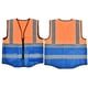thumbnail image 5 of Chaleco de seguridad reflectante de visibilidad mejorada con múltiples bolsillos para tareas de tráfico y seguridad, 5 of 8