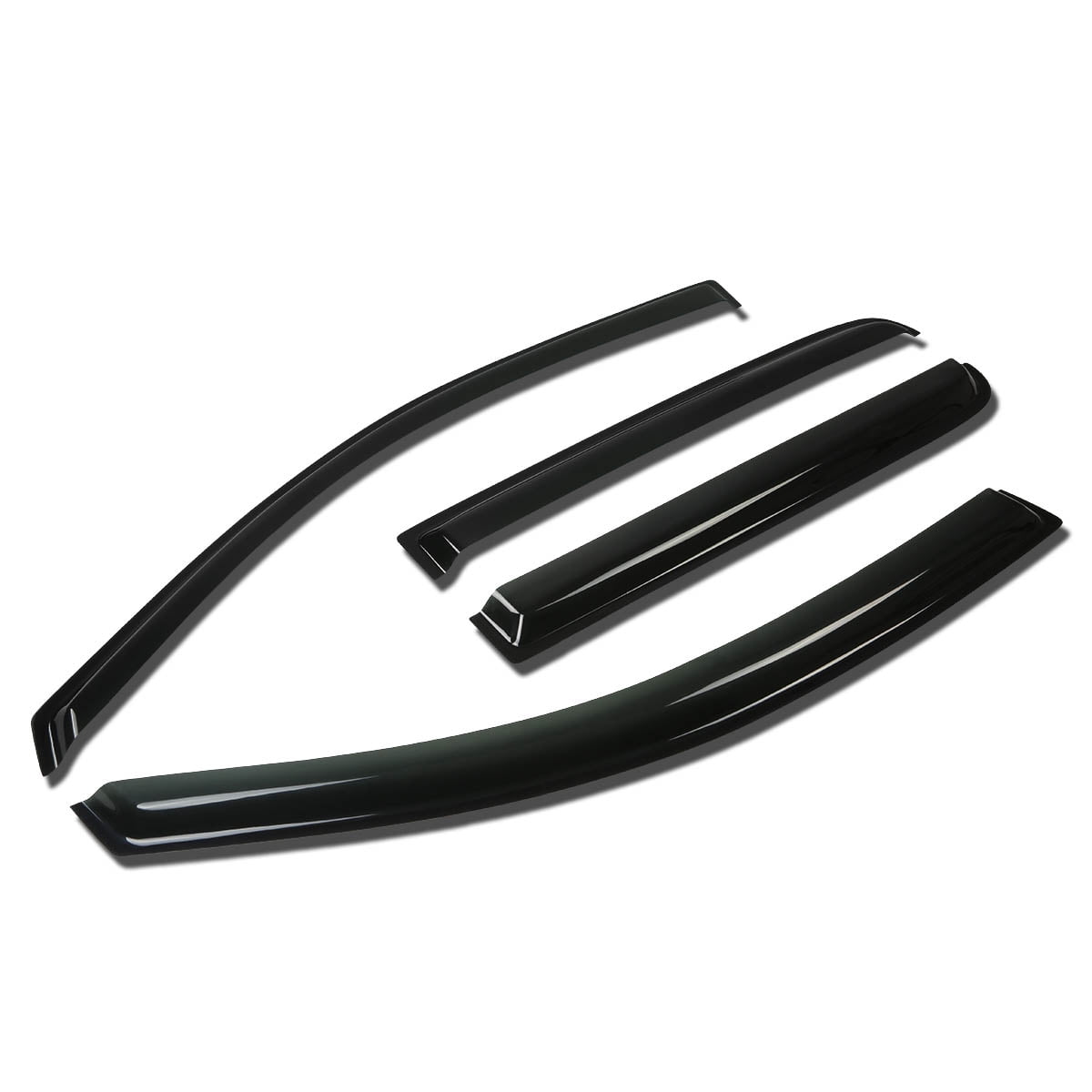 Vent Window Visors Shades Visor Rain Guards for Nissan Titan Crew Cab 04-14