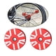 thumbnail image 4 of Bicicleta Plegable Easy Wheel Modified Refit 40 Mm Montaje En Bastidor Trasero Aleación De Aluminio Rojo Sunnimix Rueda fácil de bicicleta plegable, 4 of 8