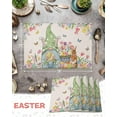 thumbnail image 6 of Easter Placemats Set of 6, Gnome Bunny Eggs Tulip Placemat for Dining Table Decorations, Carrot Butterfly Place Mats, Spring Table Mats for Kitchen Dinner Seasonal Holiday Party Decor, 6 of 6