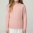thumbnail image 4 of GigrtiJin Knit Sweaters for Boys Girls Fall Winter Long Sleeve Sweaters Kids Round Neck Pullover Sweaters 0-13 Years, 4 of 6