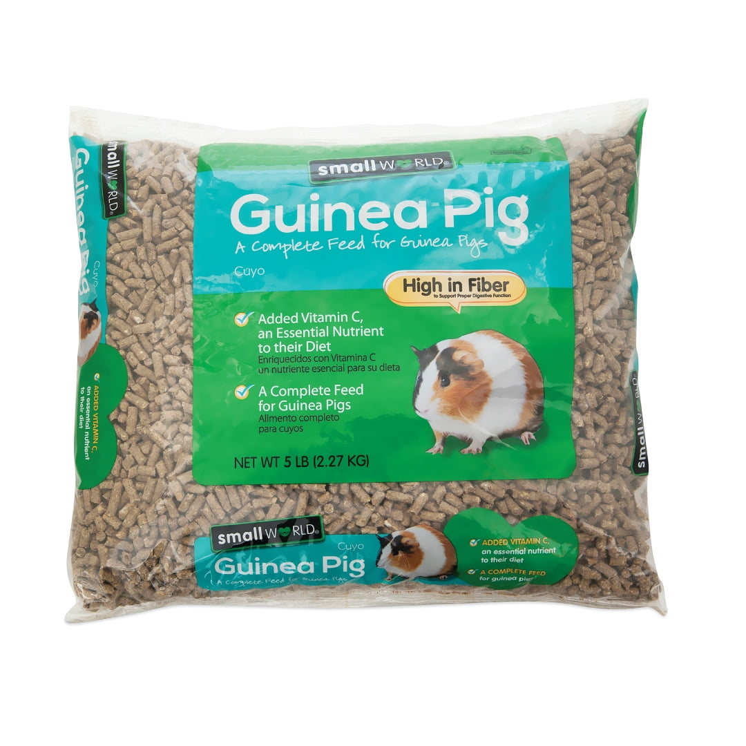 Small World Guinea Pig Complete Feed, Added Vitamin C, 5 lbs