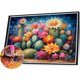 thumbnail image 5 of Pintura de diamante 5D DIY, kit de flor de Cactus con taladro redondo completo, decoración del hogar, 40x35cm, 5 of 9