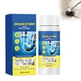 thumbnail image 2 of Powerful and And Drain Cleaner Powder Fast Foaming and Drain Cleaner Effectively Dissolves Blockages And Unclogs Pipes For Kitchen Bathroom Toilet Pipes and Floor Drains, 2 of 4