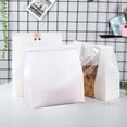 thumbnail image 5 of Food-grade Bread Bags 50pcs Toast Bag Food-grade Kraft Paper Bread Bags with Clear Window Durable Bakery Storage Solution, 5 of 8