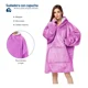 thumbnail image 2 of Sudadera Cobija Hoodie Mujer Hombre Con Capucha Suave, 2 of 7