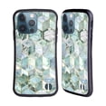 thumbnail image 1 of Head Case Designs Officially Licensed Micklyn Le Feuvre Marble Patterns Jade Honeycomb Hybrid Case Compatible with Apple iPhone 13 Pro, 1 of 7