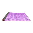 thumbnail image 2 of Ahgly Company Indoor Square Abstract Purple Modern Area Rugs, 7' Square, 2 of 4