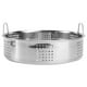 thumbnail image 1 of EeaseMX Cesta vaporera de 23 cm con asas de acero inoxidable, práctica rejilla para cocinar bollos gruesos, ideal para el hogar, la cocina y el restaurante (plateada)., 1 of 7